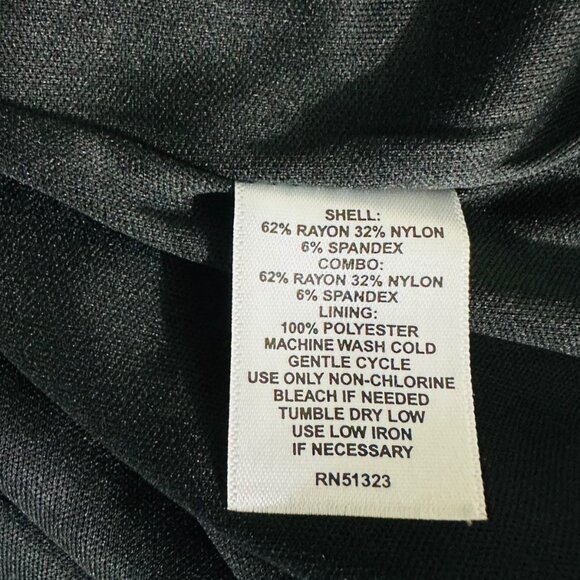 Halogen Women's Size XXL Colorblock Cutout Black White Tank Top - Picture 6 of 6